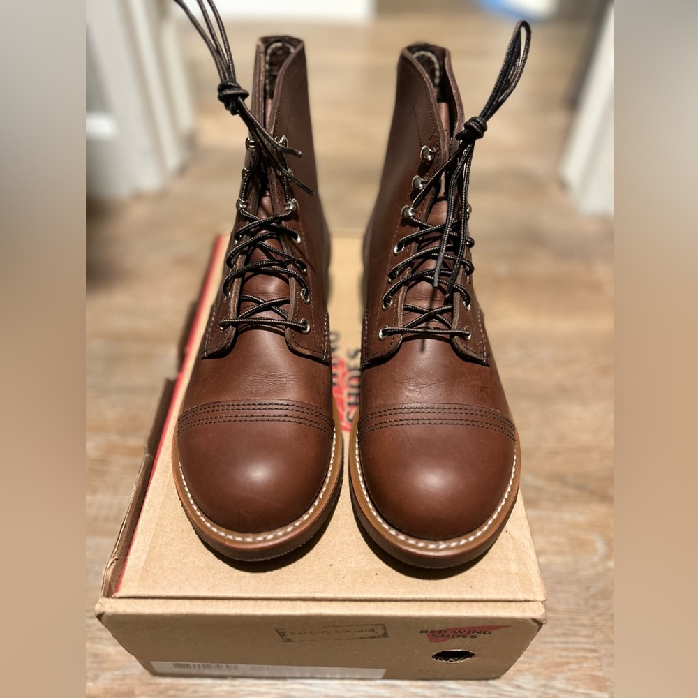 Red Wing Shoes Iron Rangers 8111, size US 8D, Brand new in box. Factory 2nds.